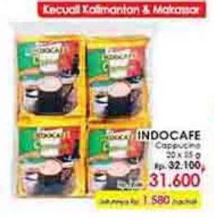 Promo Harga Indocafe Cappuccino 20 pcs - LotteMart