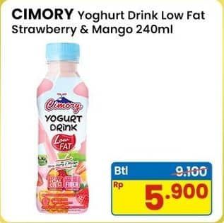 Promo Harga Cimory Yogurt Drink Low Fat Strawberry Mango 250 ml - Indomaret
