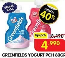 Promo Harga Greenfields Yogurt Squeeze All Variants 80 gr - Superindo