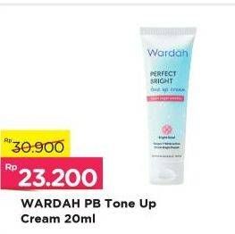 Promo Harga WARDAH Perfect Bright Tone Up Cream 20 ml - Alfamart