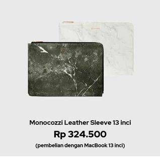 Promo Harga MONOCOZZI Case Leather Sleeve 13 Inch  - iBox