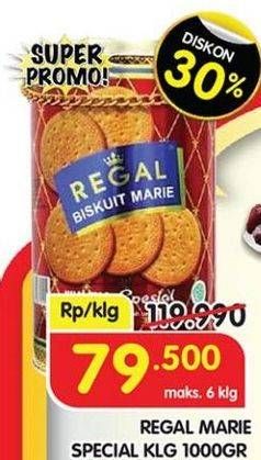 Promo Harga Regal Marie Special Quality 1000 gr - Superindo