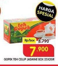 Promo Harga Gopek Teh Celup Jasmine 25 pcs - Superindo