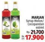 Promo Harga MARJAN Syrup Boudoin Melon, Cocopandan 460 ml - LotteMart