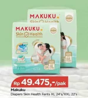Promo Harga Makuku Skin Health Pants XL24, XXL22 22 pcs - TIP TOP