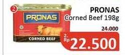 Promo Harga PRONAS Corned Beef 198 gr - Alfamidi
