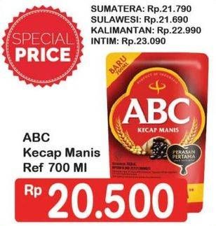 Promo Harga ABC Kecap Manis 700 ml - Hypermart