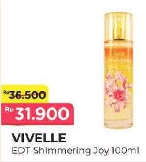 Promo Harga Vivelle Eau De Toilette Glass Shimmering 100 ml - Alfamart