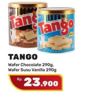 Promo Harga Tango Wafer Chocolate, Vanilla Milk 300 gr - Yogya