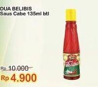 Promo Harga DUA BELIBIS Saus Cabe 135 ml - Indomaret