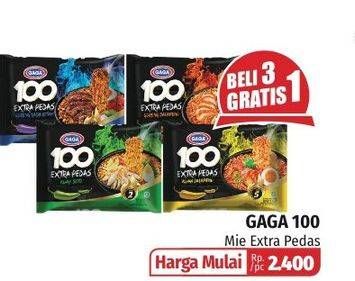 Promo Harga GAGA 100 Extra Pedas  - Lotte Grosir