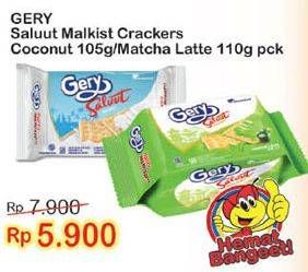 Promo Harga GERY Malkist Coconut, Matcha Latte  - Indomaret