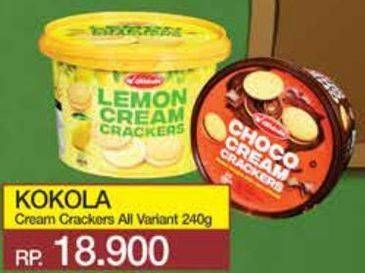 Promo Harga KOKOLA Cream Crackers All Variants 240 gr - Yogya