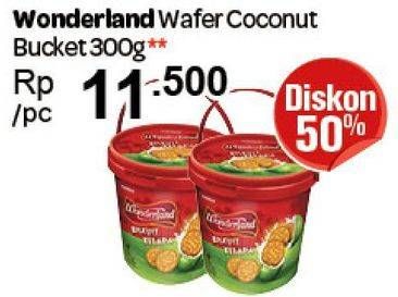 Promo Harga WONDERLAND Biscuit Kelapa 300 gr - Carrefour