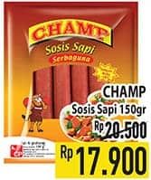Promo Harga Champ Sosis Sapi Serbaguna 150 gr - Hypermart