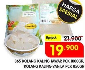 Promo Harga 365 Kolang-Kaling Tawar, Vanila 850 gr - Superindo