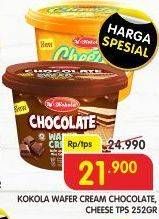 Promo Harga KOKOLA Wafer Cream Chocolate, Cheeze 252 gr - Superindo
