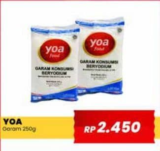 Promo Harga YOA Garam 250 gr - Yogya