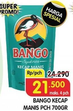 Promo Harga Bango Kecap Manis 700 gr - Superindo