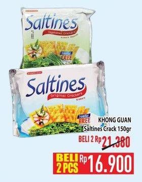 Promo Harga Khong Guan Saltines Crackers 150 gr - Hypermart