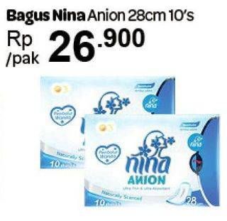 Promo Harga Bagus Nina Anion 28cm 10 pcs - Carrefour
