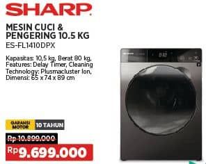 Promo Harga Sharp ES-FL1410DPX  - COURTS
