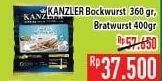 Promo Harga KANZLER Bockwurst 360gr/Bratwurst 400gr  - Hypermart