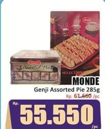 Promo Harga Monde Genji Pie Assorted 285 gr - Hari Hari