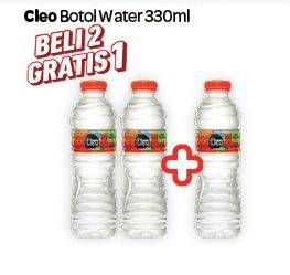 Promo Harga CLEO Air Minum 330 ml - Carrefour