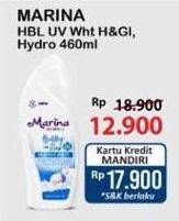 Promo Harga Marina Hand Body Lotion UV White Healthy Glow, UV White Hydro Cool 460 ml - Alfamart