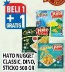 Promo Harga HATO Nugget Dino, Sticko, Classic 500 gr - Hypermart