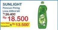 Promo Harga Sunlight Pencuci Piring Jeruk Nipis 100 400 ml - Indomaret