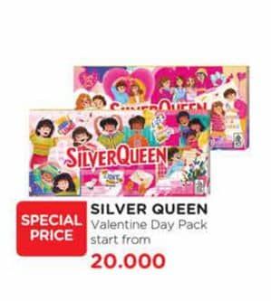 Promo Harga Silver Queen Special Valentine per 2 pcs 58 gr - Watsons