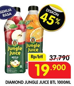 Promo Harga Diamond Jungle Juice All Variants 1000 ml - Superindo