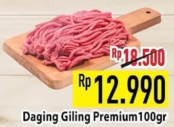 Promo Harga Daging Giling Sapi Premium per 100 gr - Hypermart