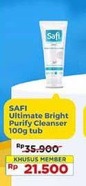 Promo Harga Safi Ultimate Bright Purifying Cleanser 100 gr - Indomaret