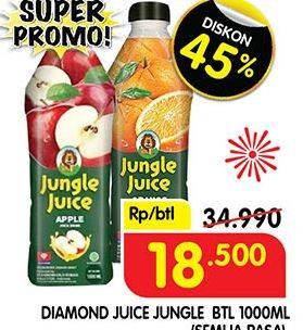 Promo Harga Diamond Jungle Juice All Variants 1000 ml - Superindo