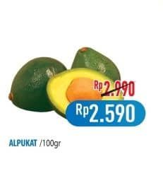 Promo Harga Alpukat per 100 gr - Hypermart