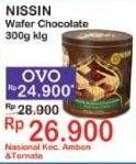Promo Harga NISSIN Wafers Chocolate 300 gr - Indomaret