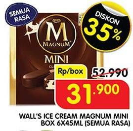 Promo Harga Walls Magnum Mini All Variants per 6 pcs 45 ml - Superindo