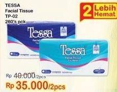 Promo Harga TESSA Facial Tissue TP-02 250 pcs - Indomaret