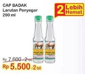 Promo Harga CAP BADAK Larutan Penyegar per 2 botol 200 ml - Indomaret