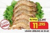 Promo Harga Udang Jerbung AK 55-60 per 100 gr - Superindo