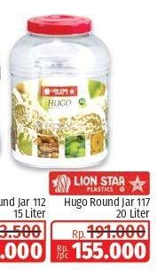 Promo Harga Lion Star Hugo Round Jar 117 20000 ml - Lotte Grosir