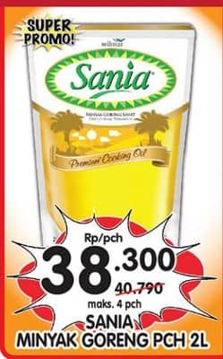 Promo Harga Sania Minyak Goreng 2000 ml - Superindo