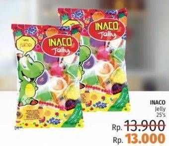 Promo Harga INACO Mini Jelly 25 pcs - LotteMart