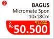 Promo Harga BAGUS Micromate Microfiber Spons Pembersih Mobil  - Alfamidi