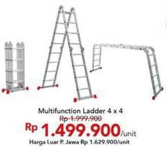 Promo Harga TRANSMART HARDWARE Ladder Multifunction 4 X 4  - Carrefour