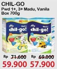 Promo Harga Morinaga Chil Go Bubuk 3+ Madu, Vanilla 700 gr - Alfamart