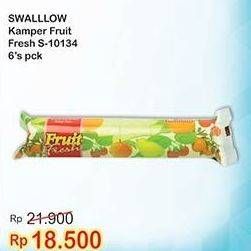 Promo Harga SWALLOW Naphthalene Fruit Fresh S-10134 6 pcs - Indomaret